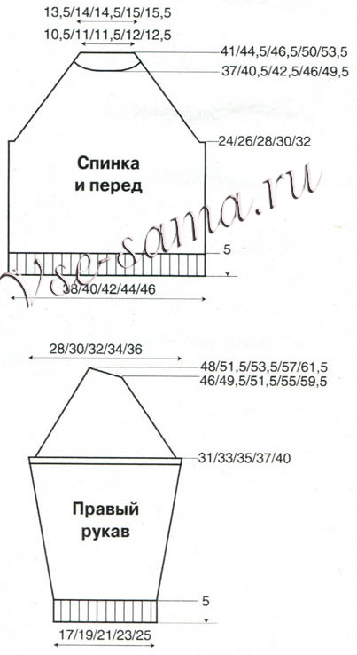 Джемпер - Спортивный дух, выкройка