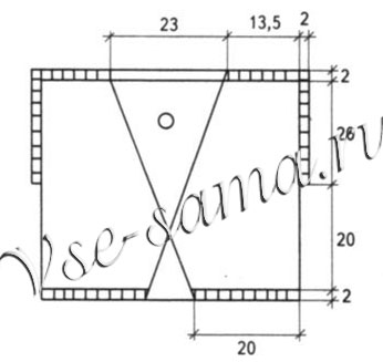 Разноцветная безрукавка, выкройка