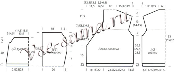 Толстовка, выкройка