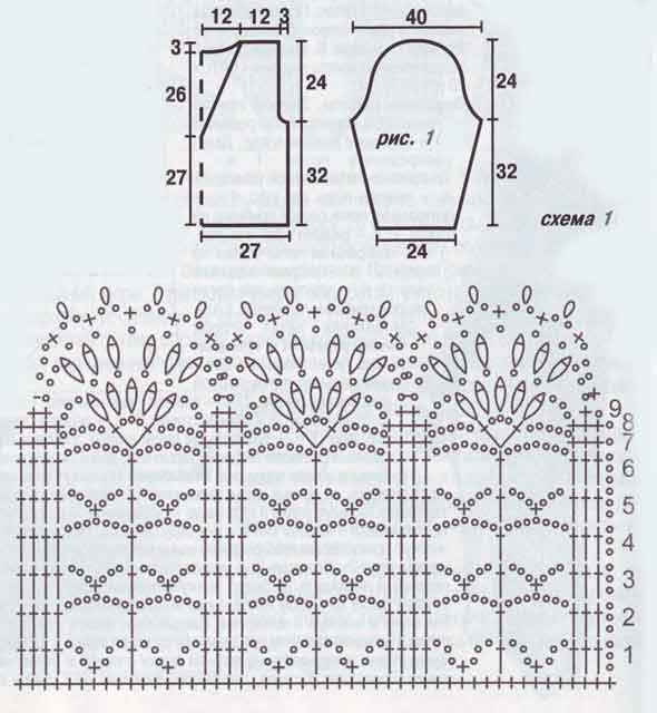 схема жилета схема жилета