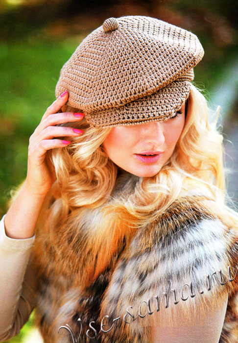 Кепки крючком