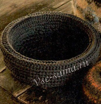 Плошка, связанная крючком, фото Плошка, связанная крючком, фото