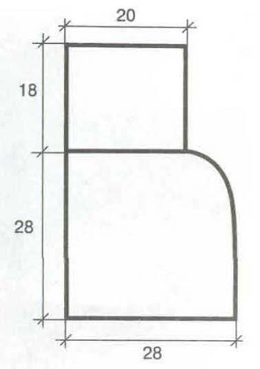 Схема выкройки горжетки Схема выкройки горжетки