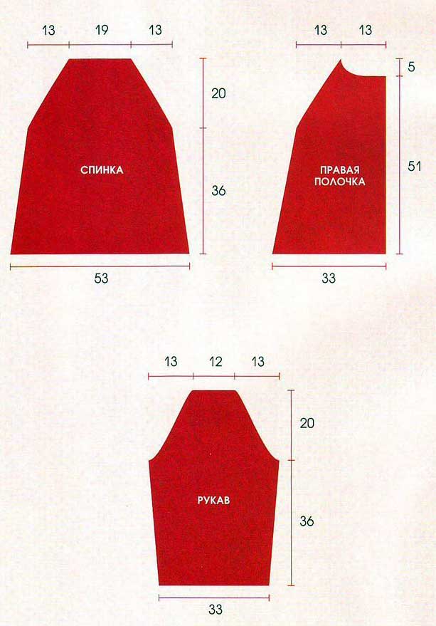 Выкройка для бордового жакета Выкройка для бордового жакета