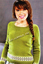 Вариант круглого выреза