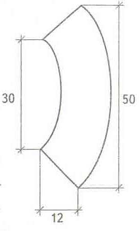 Выкройка воротника Выкройка воротника