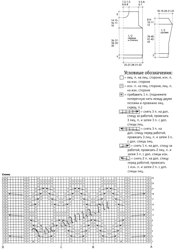 Свитер с рельефным узором и шапочка