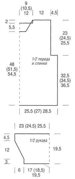 Меланжевый пуловер Меланжевый пуловер