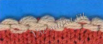 В результате вы получите аккуратный и эластичный край изделия. В результате вы получите аккуратный и эластичный край изделия.