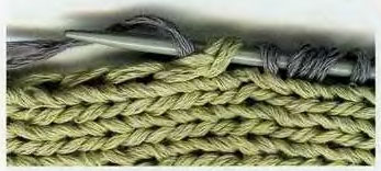 войти спицей под две нити косички войти спицей под две нити косички