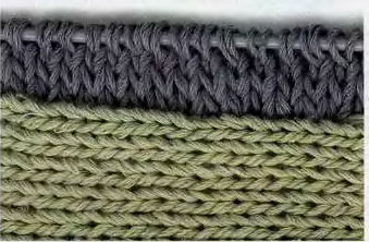 вытащить петлю, снова войти спицей под две нити косички, вытащить петлю и т. д вытащить петлю, снова войти спицей под две нити косички, вытащить петлю и т. д