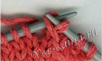 протянуть полученную петлю сквозь снятую протянуть полученную петлю сквозь снятую