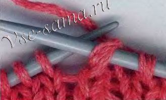 снять их, не провязывая, с левой спицы на правую снять их, не провязывая, с левой спицы на правую