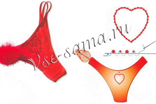 Сердечко, схема