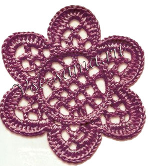 Ирландский мотив - сеточный цветочек Ирландский мотив - сеточный цветочек