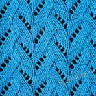 Узор спицами елочка