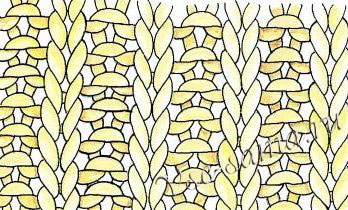 Резинка спицами, 1