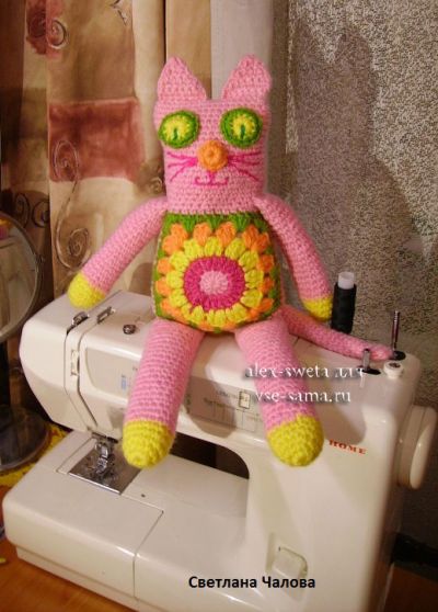 Мастер-класс - Радужный кот, 15 Мастер-класс - Радужный кот, 15