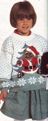 Пуловер с мишкой Пуловер с мишкой