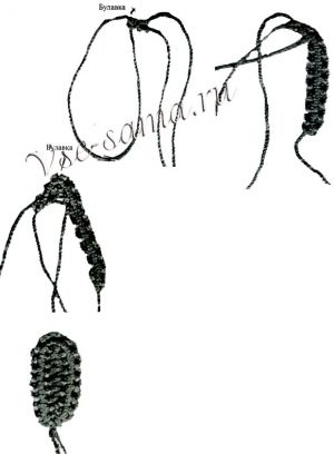 Панно - украшение, схема плетения 2 Панно - украшение, схема плетения 2