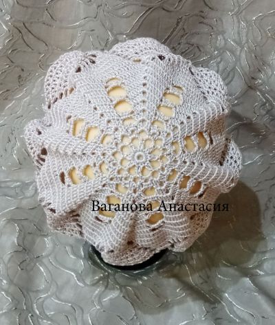 Берет крючком Серебро, фото 10 Берет крючком Серебро, фото 10