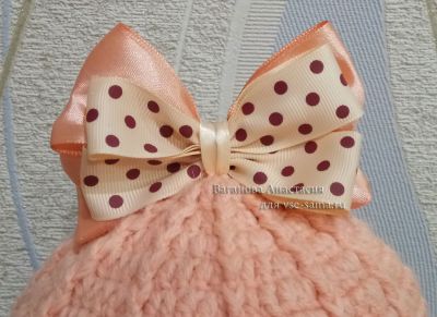 МК - Бантик из атласной ленты Двойной, двухъярусный, 15 МК - Бантик из атласной ленты Двойной, двухъярусный, 15