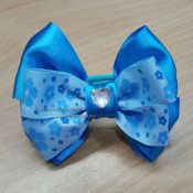 МК - Бантик из атласной ленты Двойной, двухъярусный, 21 МК - Бантик из атласной ленты Двойной, двухъярусный, 21