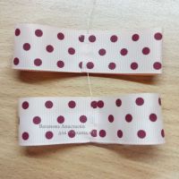 МК - Бантик из атласной ленты Двойной, двухъярусный, 6 МК - Бантик из атласной ленты Двойной, двухъярусный, 6