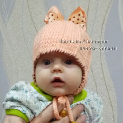 Мастер-класс - Шапочка для лапочки, 12 Мастер-класс - Шапочка для лапочки, 12