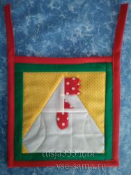 Мастер-класс - Панно-прихватки Три петушка, 7 Мастер-класс - Панно-прихватки Три петушка, 7