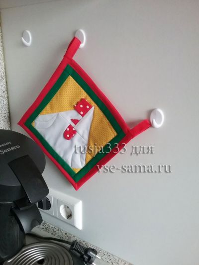 Мастер-класс - Панно-прихватки Три петушка, 9 Мастер-класс - Панно-прихватки Три петушка, 9