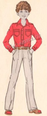 Рубашка из хлопчатобумажной ткани Рубашка из хлопчатобумажной ткани