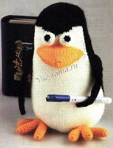 Пингвин из мультфильма Мадагаскар - Вязаная игрушка Пингвин из мультфильма Мадагаскар - Вязаная игрушка