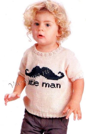 Пуловер с усами, фото Пуловер с усами, фото