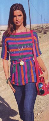 Туника с поперечной нижней частью Туника с поперечной нижней частью