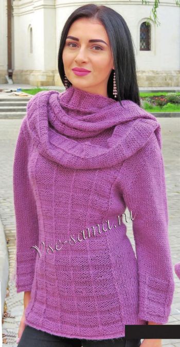 Жакет и шарф розовый кедр, фото Жакет и шарф розовый кедр, фото