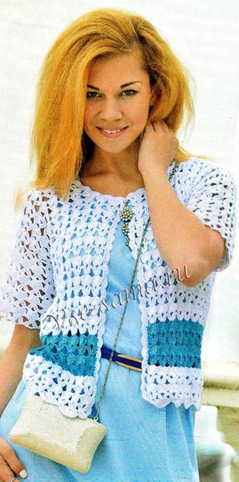 Жакет крючком - Нежность, фото Жакет крючком - Нежность, фото