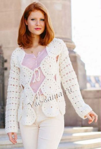 Жакет с планками из декоративных шестиугольников, фото Жакет с планками из декоративных шестиугольников, фото