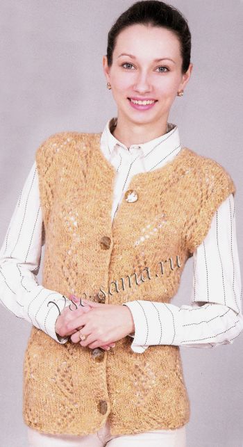 Безрукавка из мохера, фото Безрукавка из мохера, фото