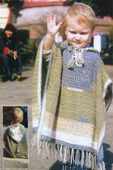 Пончо для ребенка крючком Пончо для ребенка крючком