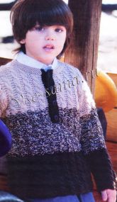 Пуловерчик с косами Пуловерчик с косами