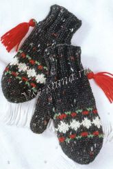 Варежки с кисточкой Варежки с кисточкой