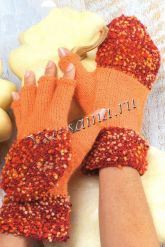 Оранжевые митенки Оранжевые митенки