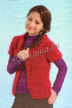 Детский бордовый жакет Детский бордовый жакет