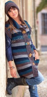 Жилет и шапка Жилет и шапка