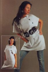 Серая туника с пуговицами Серая туника с пуговицами