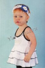 Повязка с синим цветочком Повязка с синим цветочком