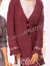 Жакет с цветочными узорами Жакет с цветочными узорами