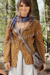 Жакет с защипами на рукавах Жакет с защипами на рукавах