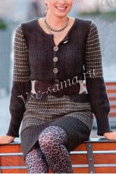 Платье с поясом и карманами Платье с поясом и карманами